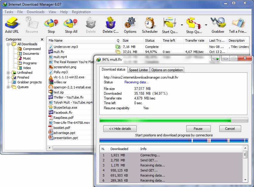 Internet Download Manager (IDM) 6.35 Build 5